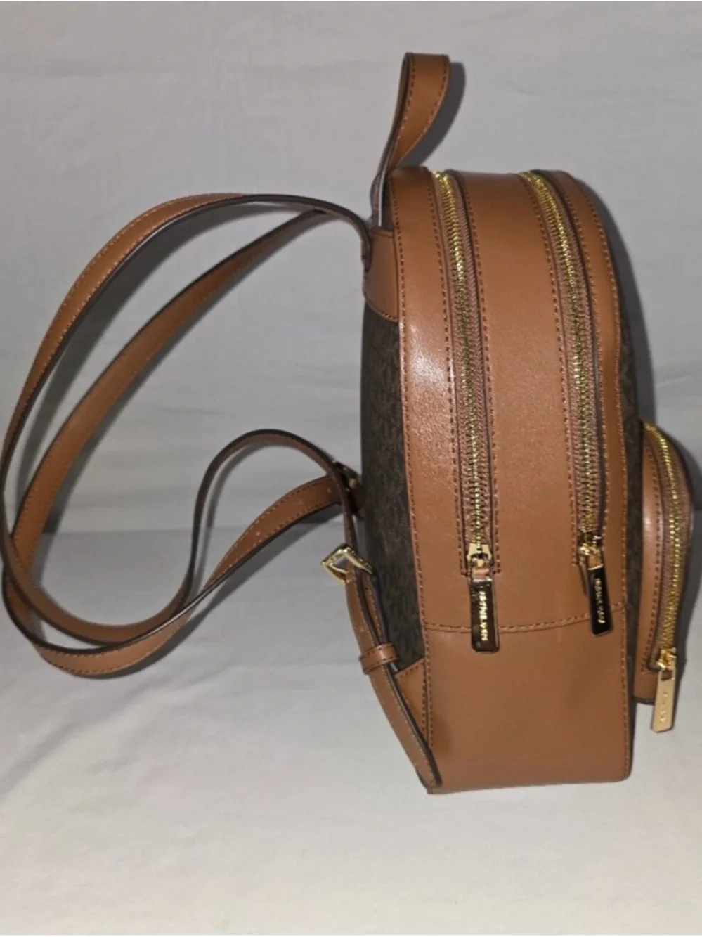 NWOT! Michael Kors JAYCEE Medium MK Logo Double Zip Backpack 35S2G8TB2B